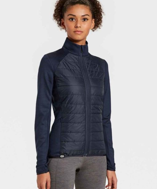 Quilted Full Zip LS Rewoolution Sybilla Wmn