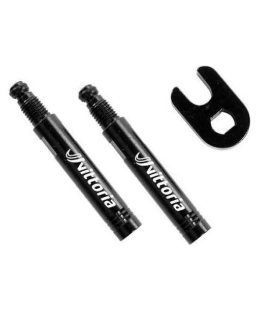 Alternative view of Rallonge Vittoria pour valves 30 mm valve Presta lot à 2 pièces