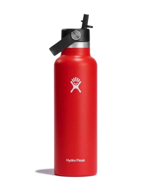 Alternative view of Gourde Hydroflask 21 oz Standard Mouth Flex Straw Cap 0.621L