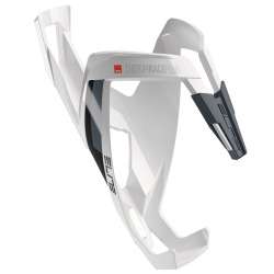 Porte-bidon Elite Custom Race Plus glossy fibre de verre blanc-noir