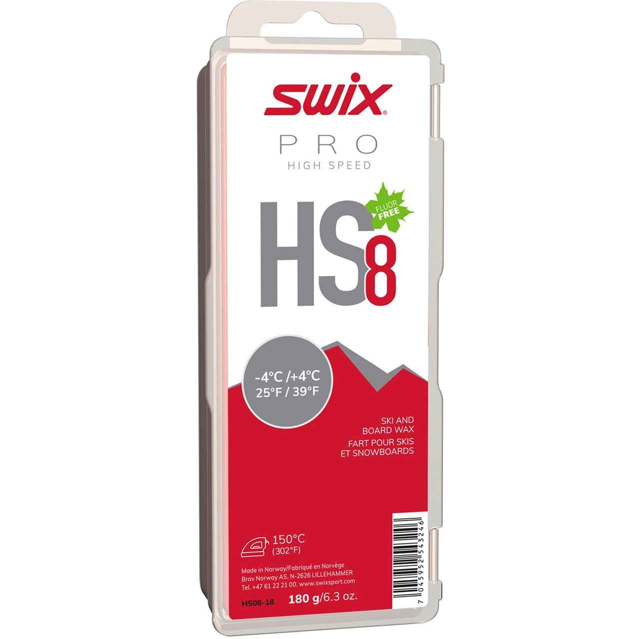 Fart Swix HS8 red -4C/+4C 180gr